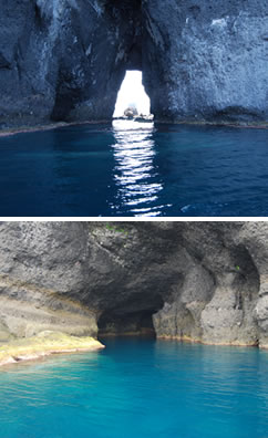 窓岩・青の洞窟コース