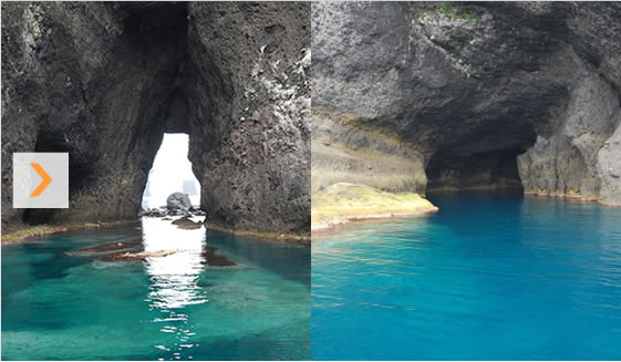 窓岩・青の洞窟コース